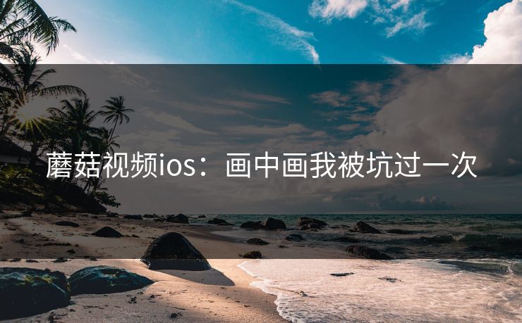 蘑菇视频ios：画中画我被坑过一次